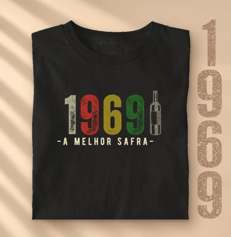 Camiseta Vinho - A Melhor Safra 1969