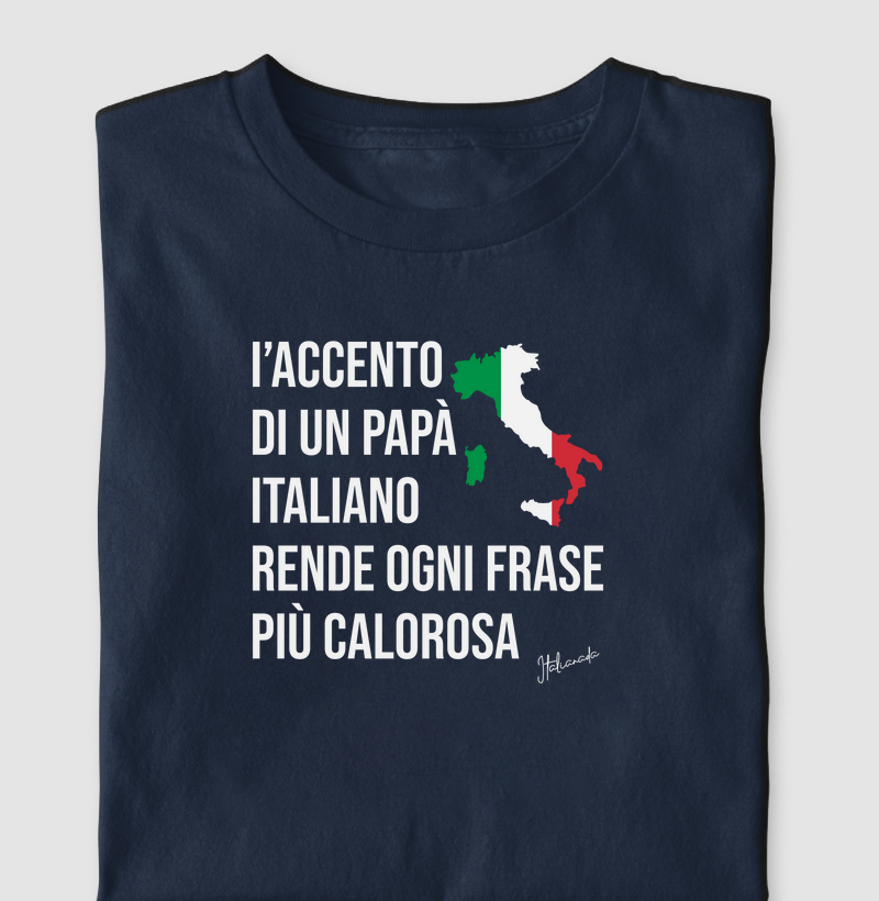 O SOTAQUE DE UM PAI ITALIANO TORNA CADA FRASE MAIS CALOROSA