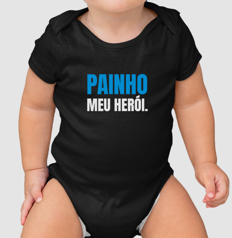 Painho Meu Herói - Body Infantil