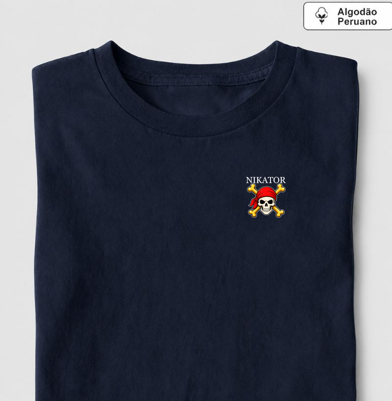CAMISETA NIKATOR DELUXO - LOGO RED - CAMISETA ESCURA
