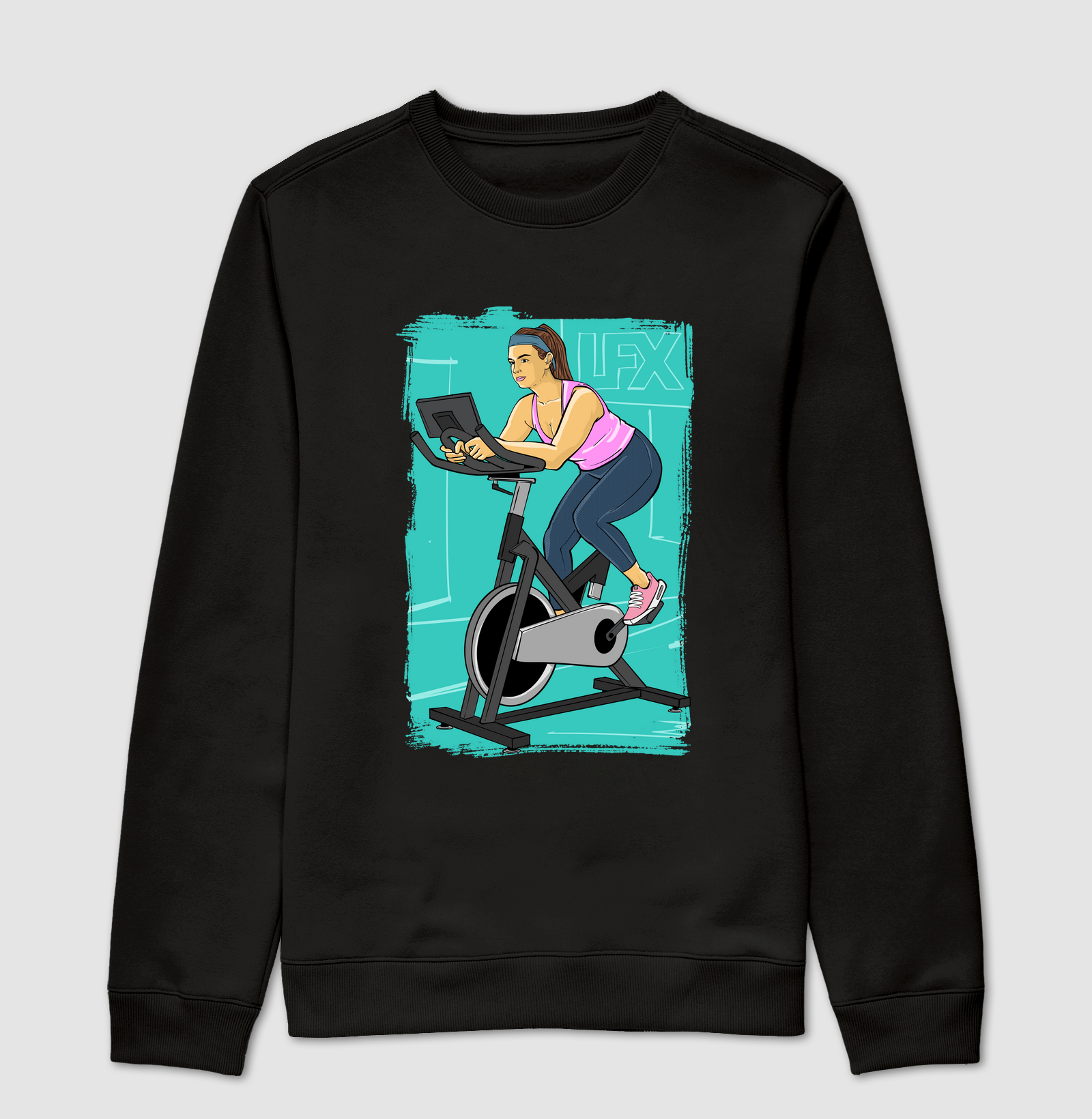 Mulher fazendo Ergométrica V01