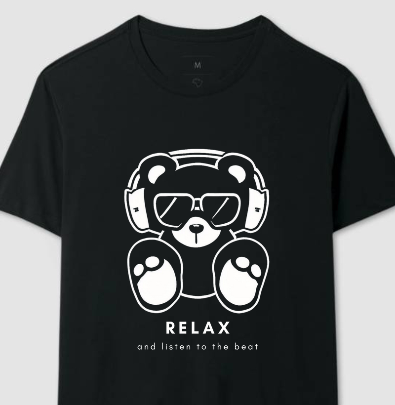 Camiseta Masculina Clubbear beat