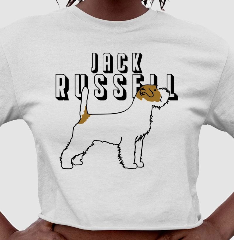 Camiseta Cropped Jack Russell