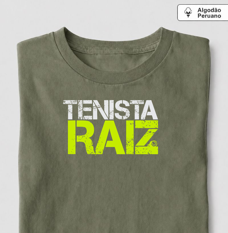 Tenista raiz! - Camiseta Algodão Peruano