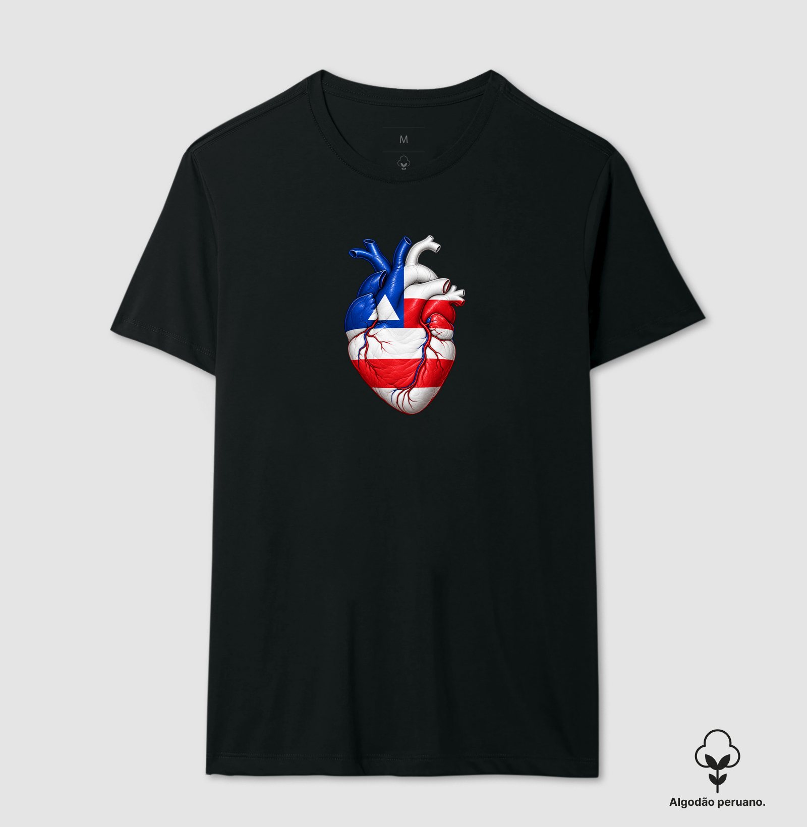 Bahia | Coração - Camiseta Algodão Peruano