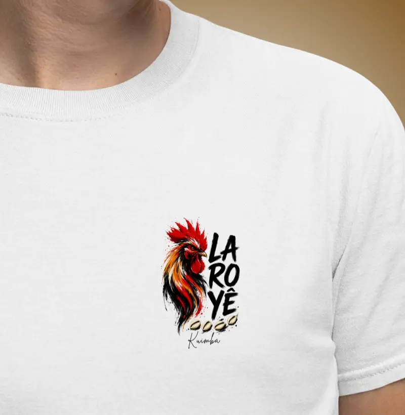 Galo laroyê minimalista