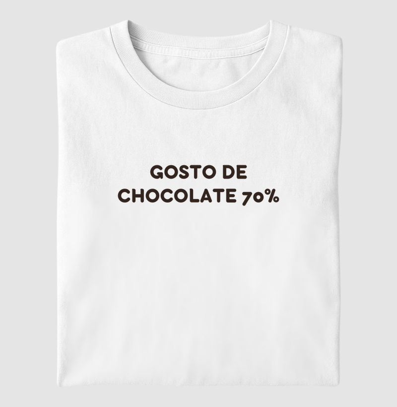 Gosto de chocolate 70%