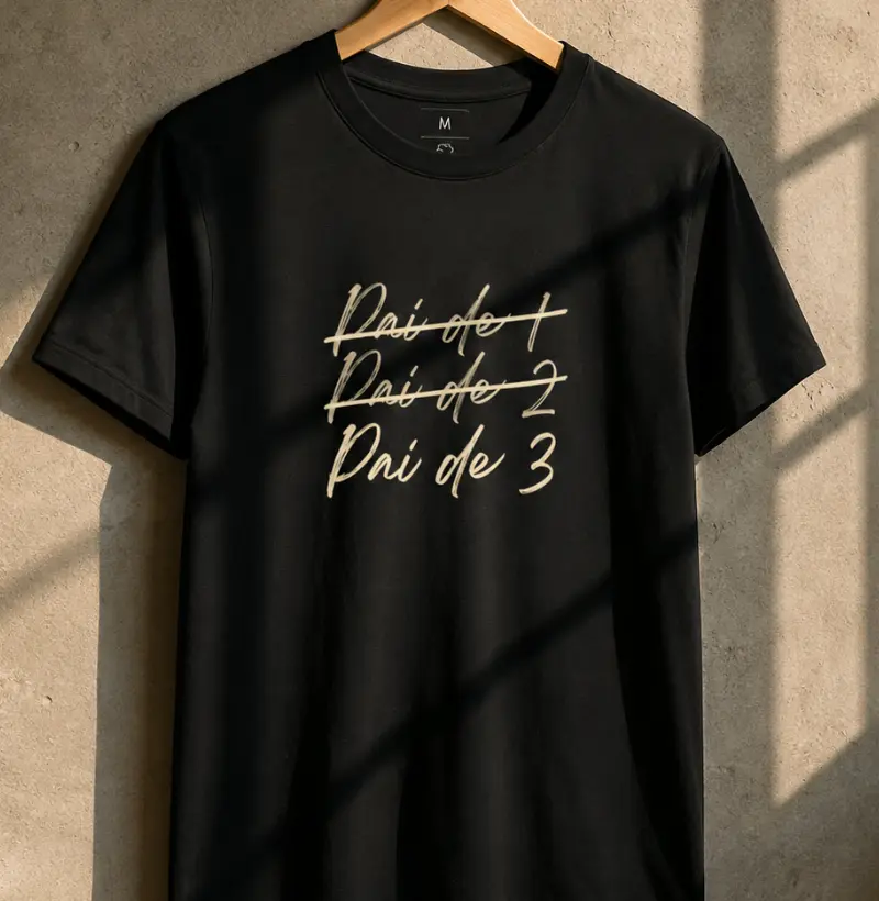 Pai de 3, porque chegou a hora do amor triplicar!