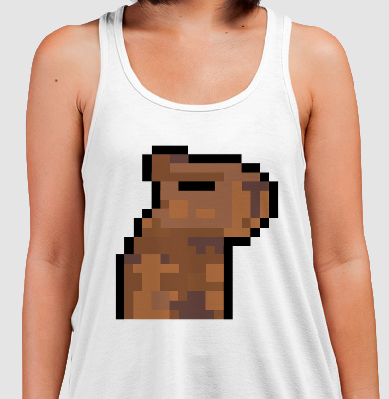 Capivara Pixel – Think Tee