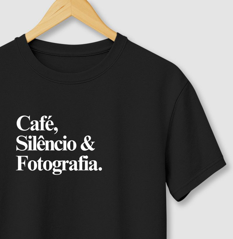 Café, silêncio e fotografia