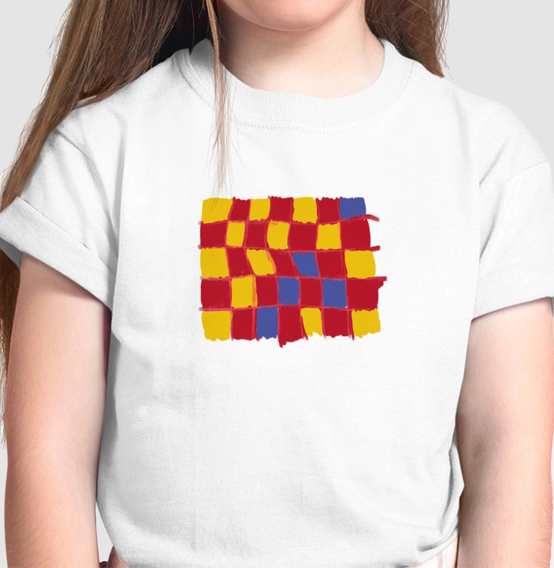 Camiseta Infantil Xadrez