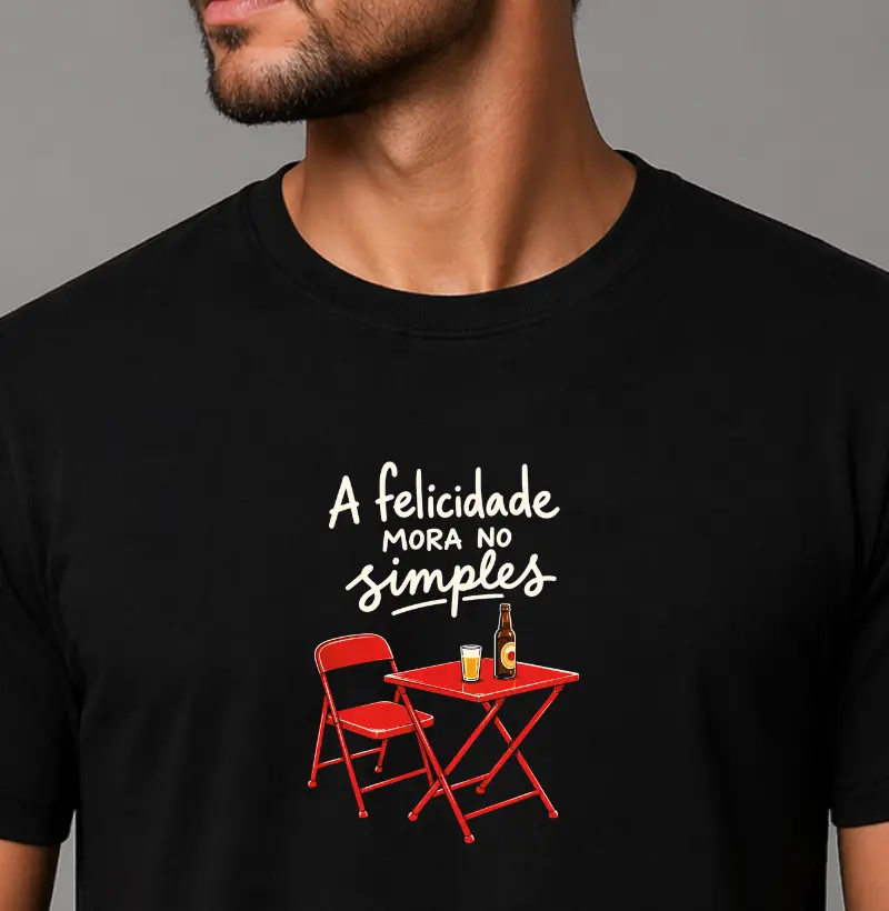 A felicidade mora no simples
