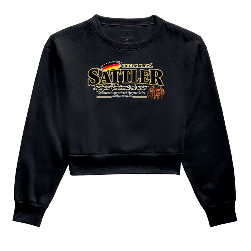 Sattler  - Cropped Moletom