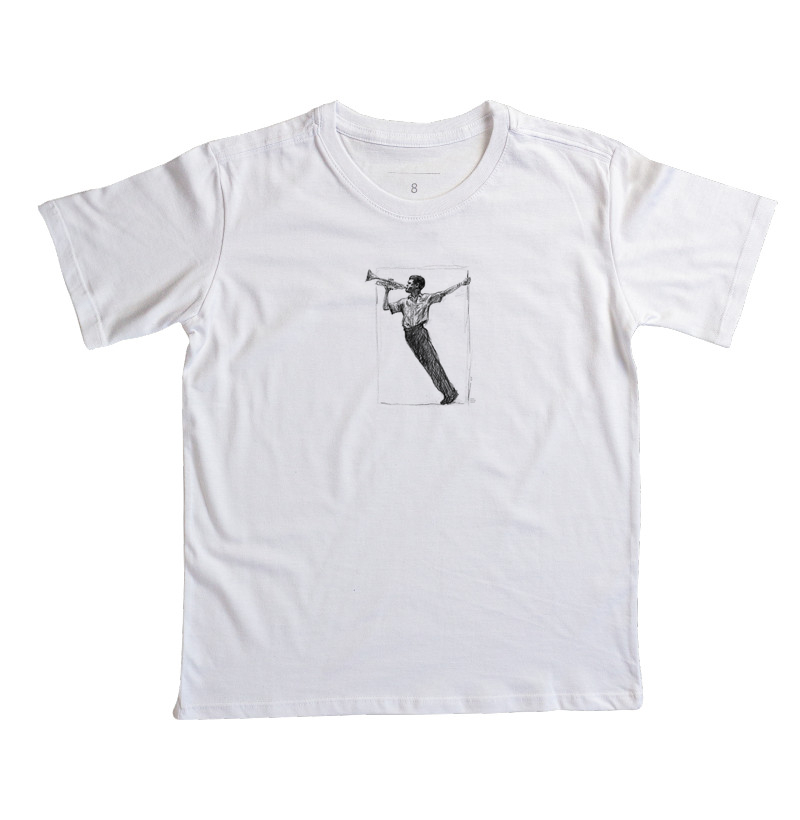 Chet Baker Jazz - Arte - Camiseta Infantil