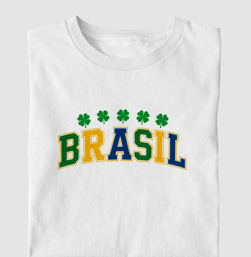 Camiseta Brasil Cores - Camiseta