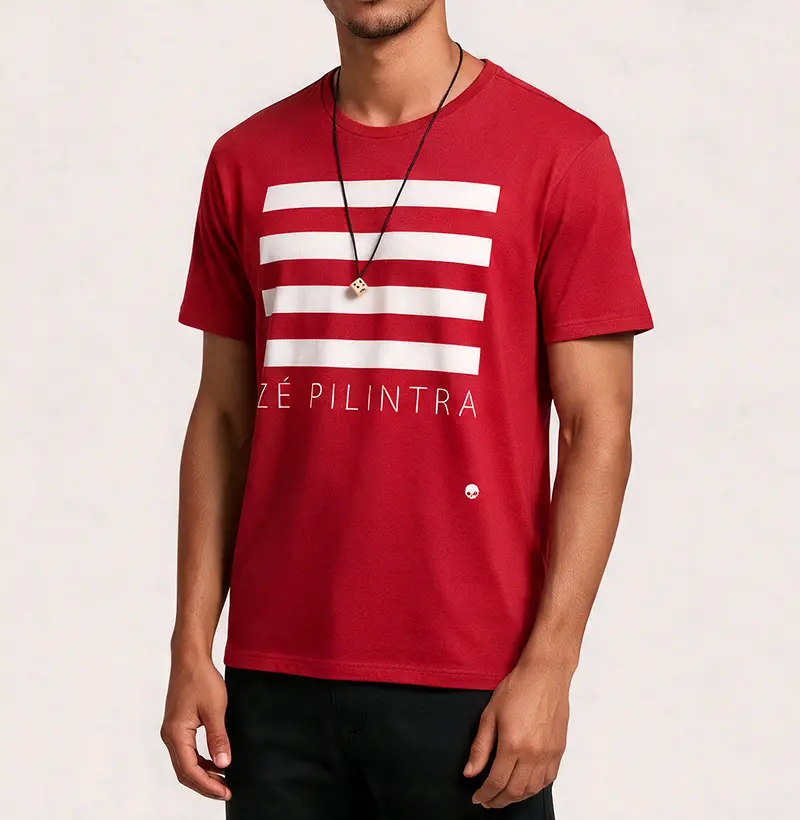 Camiseta Umbanda Listrada Zé Pilintra