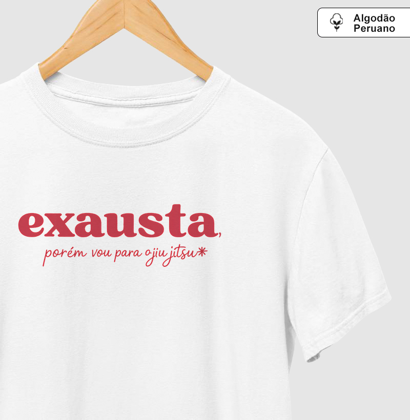 Exausta, porém vou para o Jiu-Jitsu. 🥋