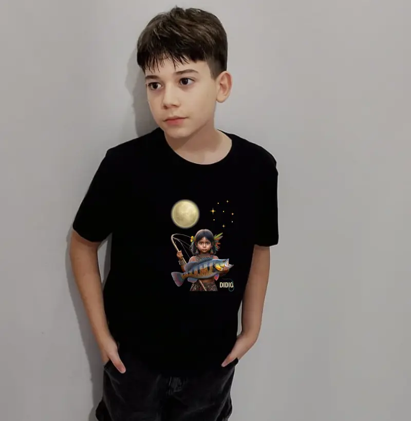 Camiseta índia com Tucunaré