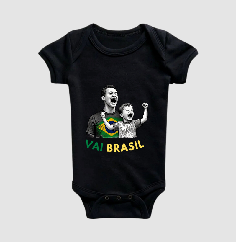 Gritando Vai Brasil com o Filho - Copa do Mundo