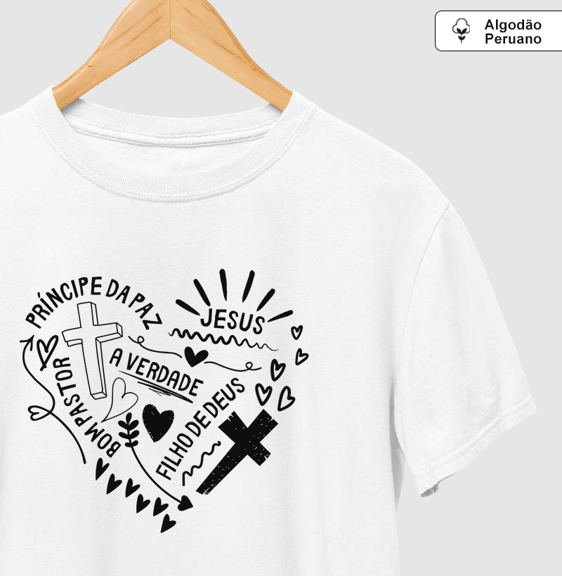 Jesus Cristo Príncipe da Paz - Algodão Peruano