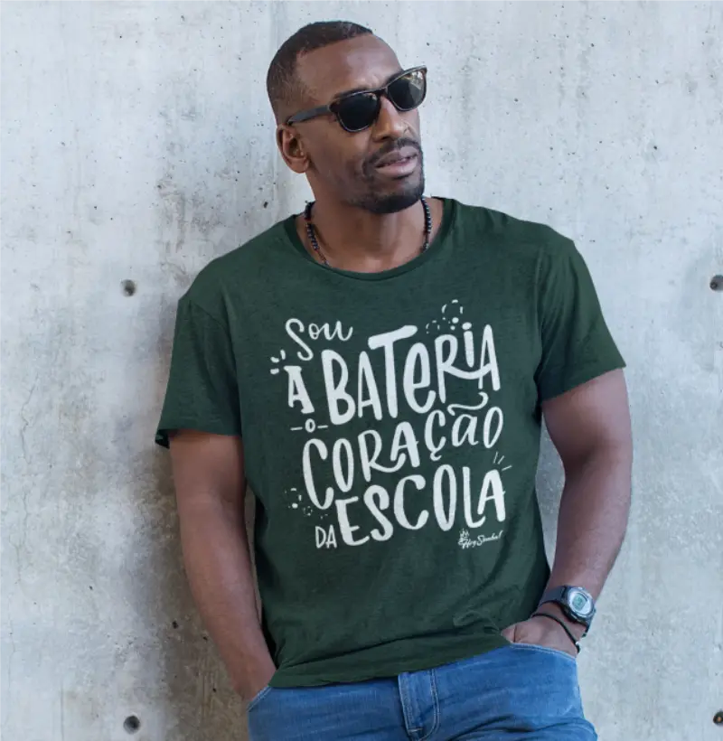 Sou bateria o coração da escola