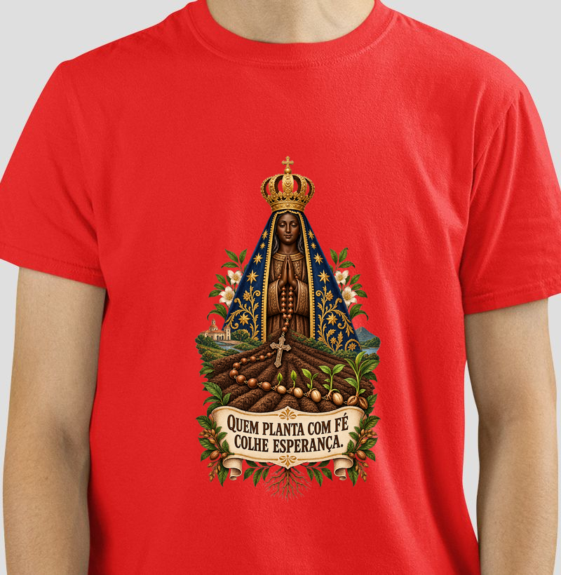 Quem planta com fé, colhe esperança.