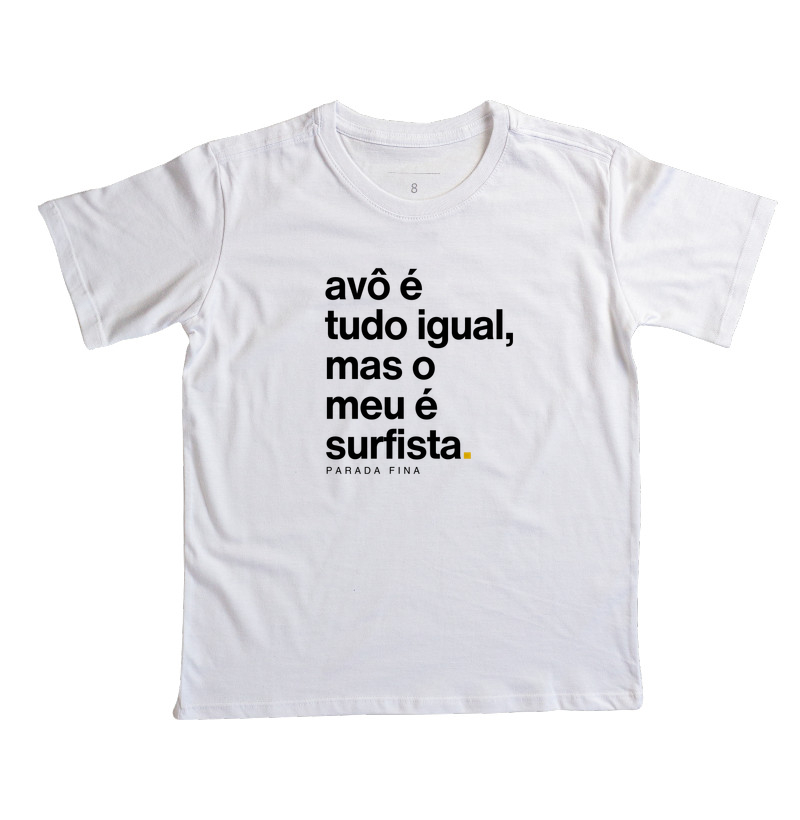 Avô é tudo igual, mas o meu é surfista