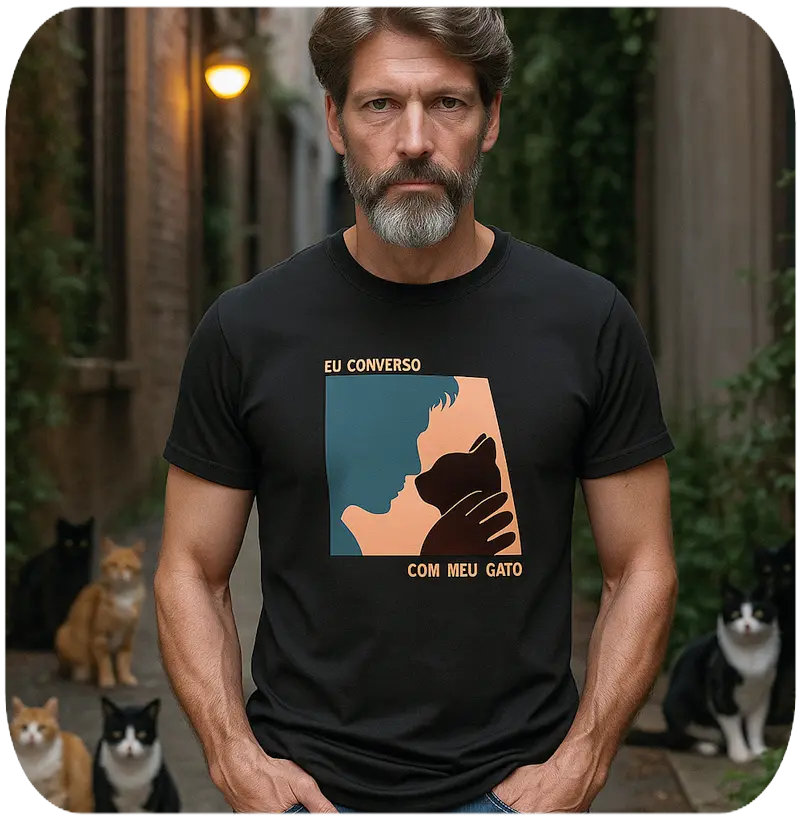 EU CONVERSO COM MEU GATO