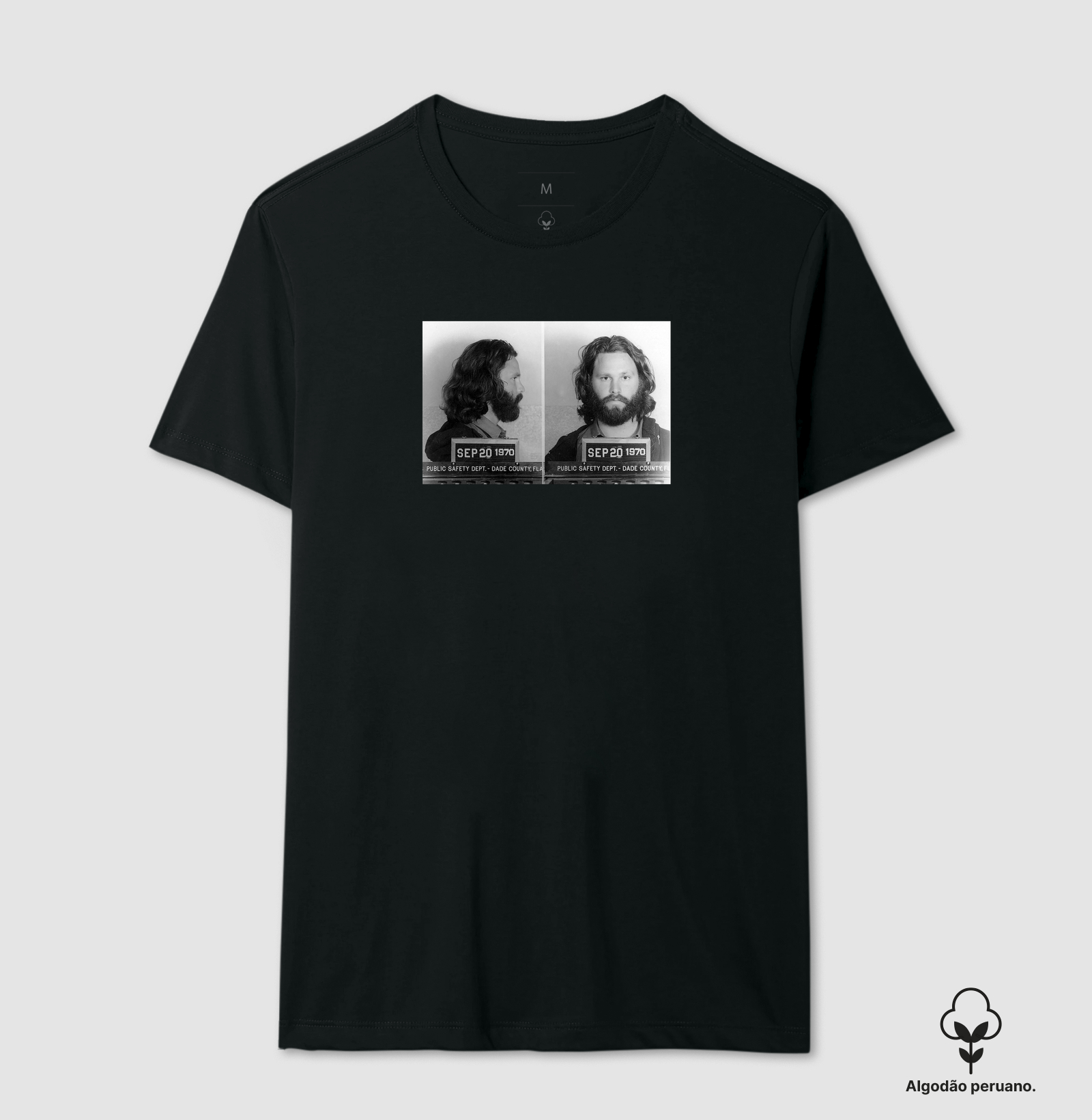Jim Morrison Mugshot - 1970