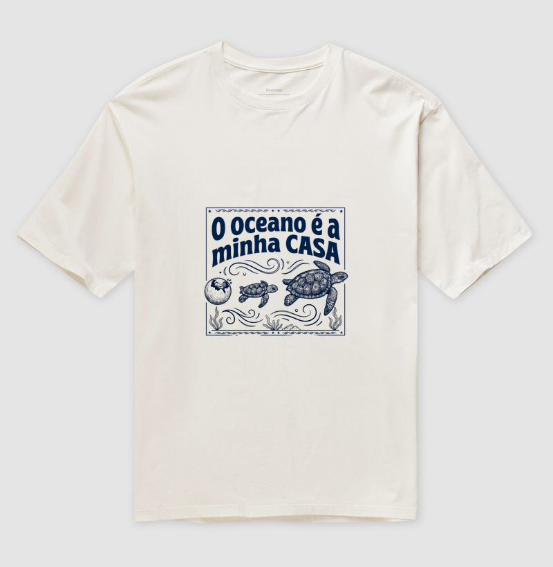 Camiseta Abismo Azul – A Jornada da Tartaruga