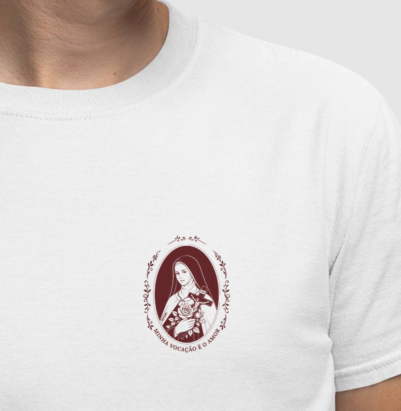 T-shirt Clássica Unissex - Santa Teresinha do Menino Jesus