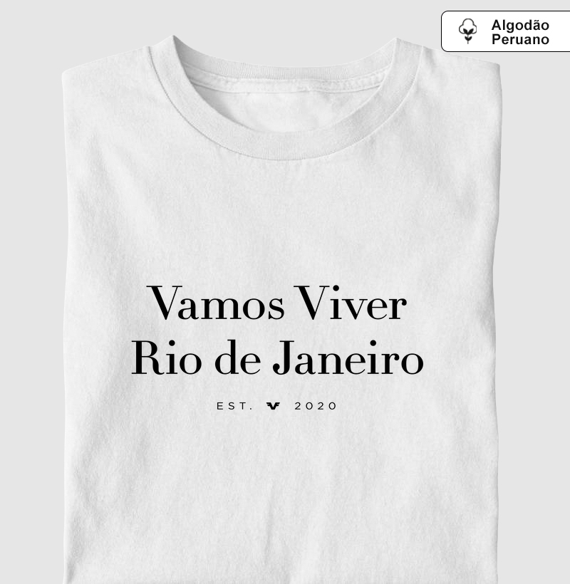 Algodão Peruano Vamos Viver Rio de Janeiro - Vamos Viver