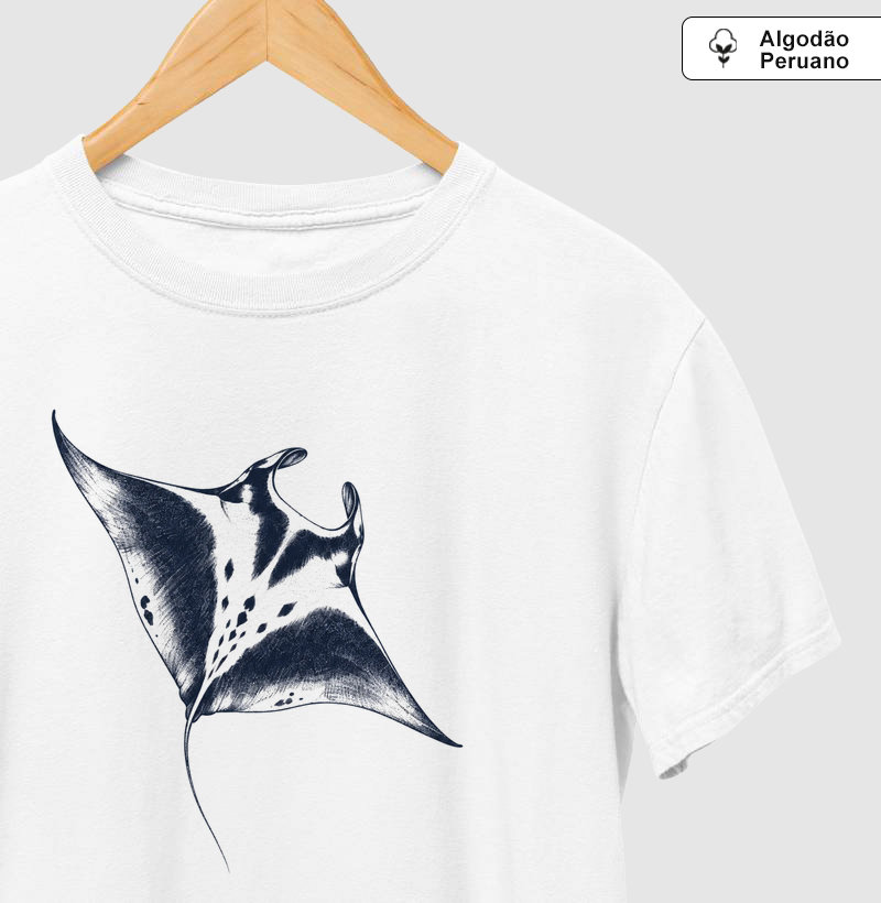 Camiseta Manta em Voo