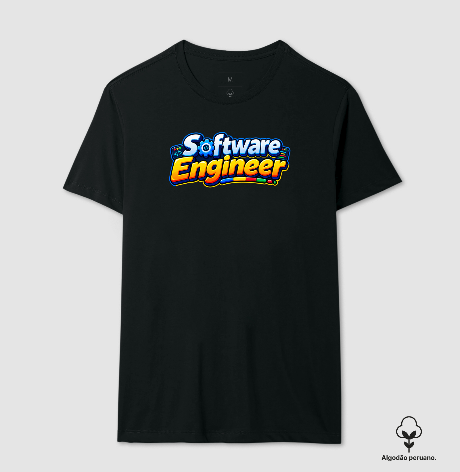 Software Engineer — Arcade Edition - Camiseta Algodão Peruano