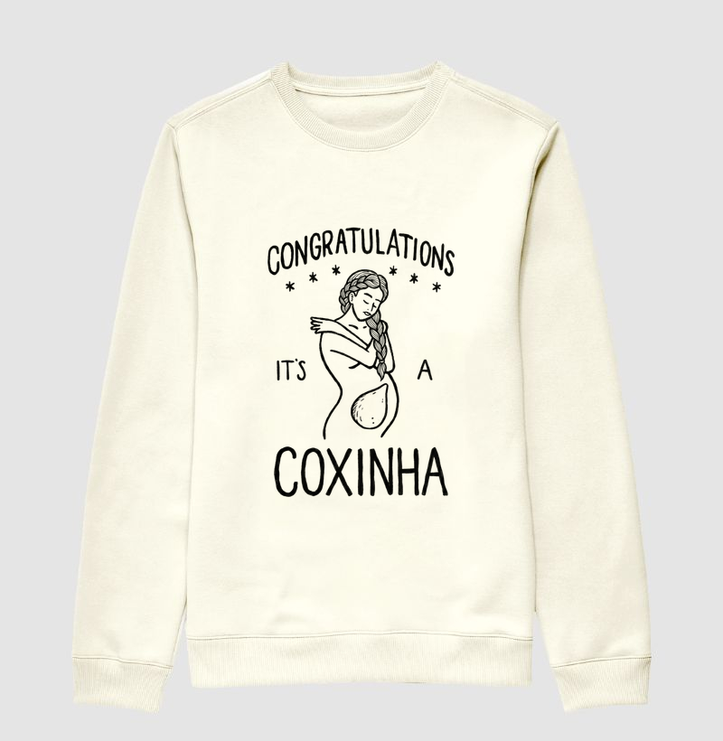 Congratulations it's a Coxinha - Suéter Moletom