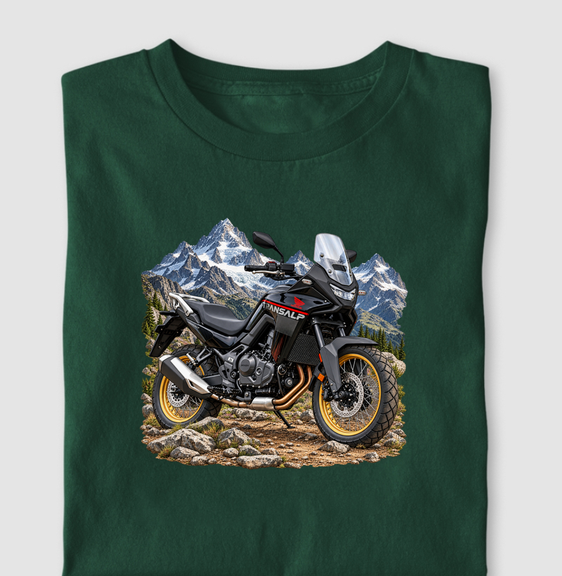 Honda Transalp Montanhas - Camiseta