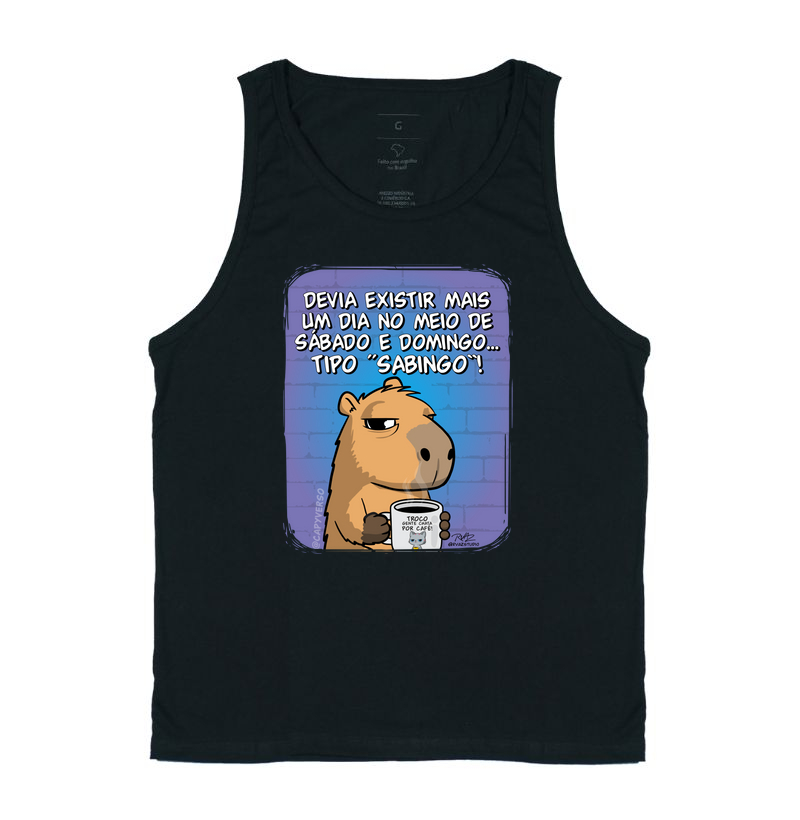 Camiseta Capivara Sabingo - Regata
