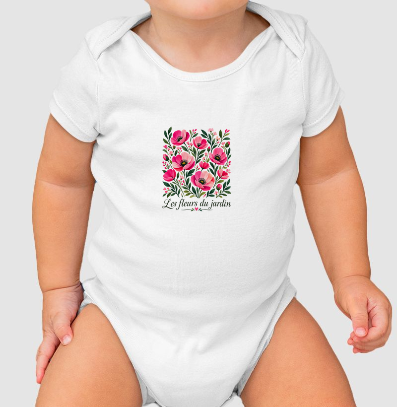 Camiseta Les fleurs du jardin