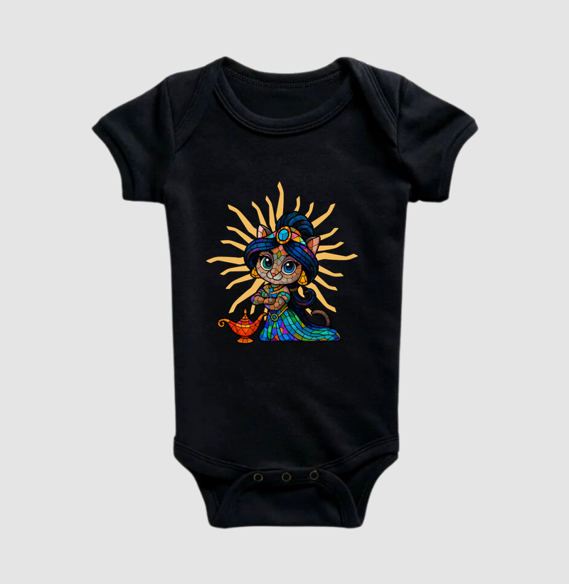 Body Infantil Jasmine Gata