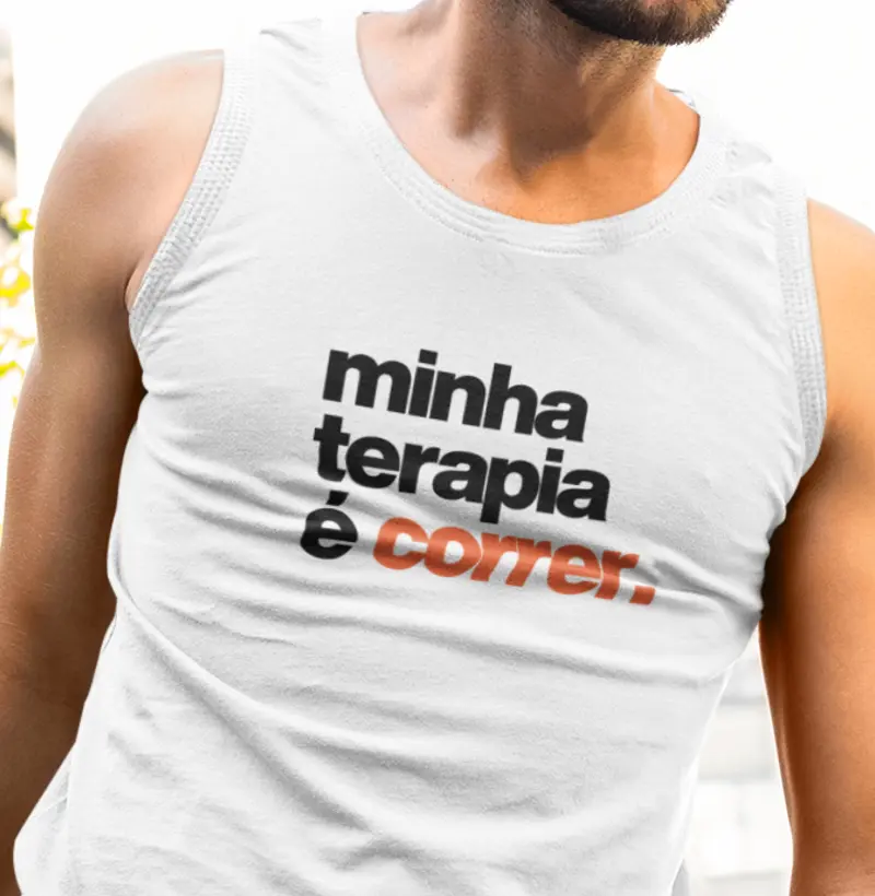Minha terapia é correr