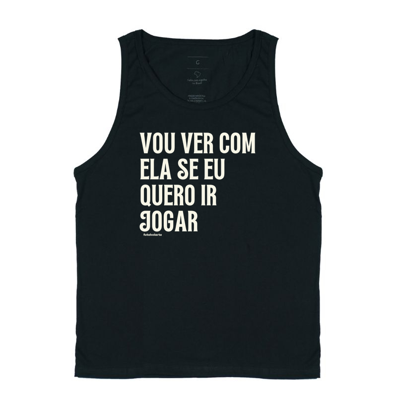 Vou ver com ela se eu quero ir jogar