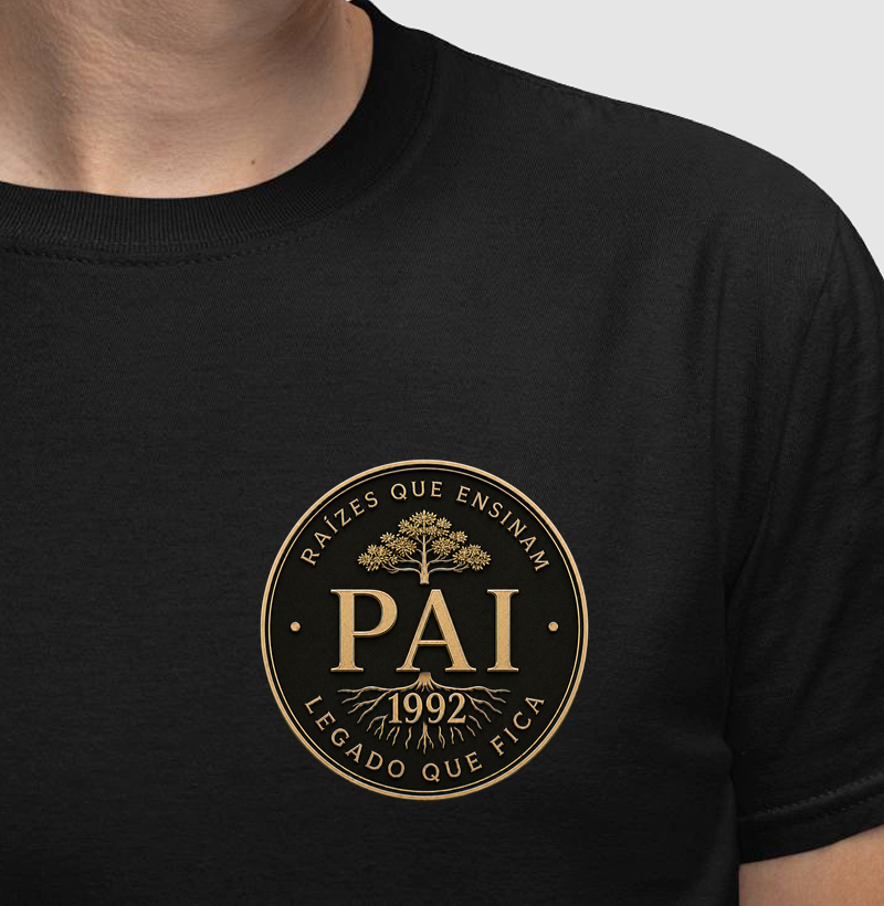 Pai | 1992 | Raízes que Ensinam - Personalize pelo WhatsApp