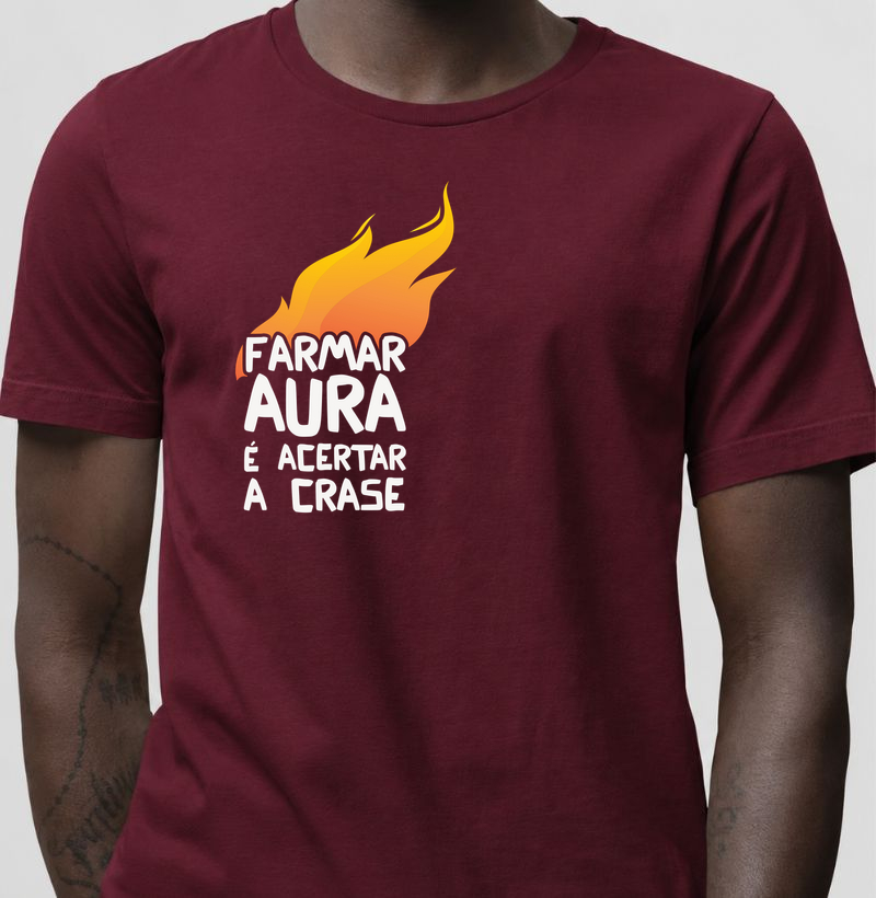 Farmar aura é acertar a crase.