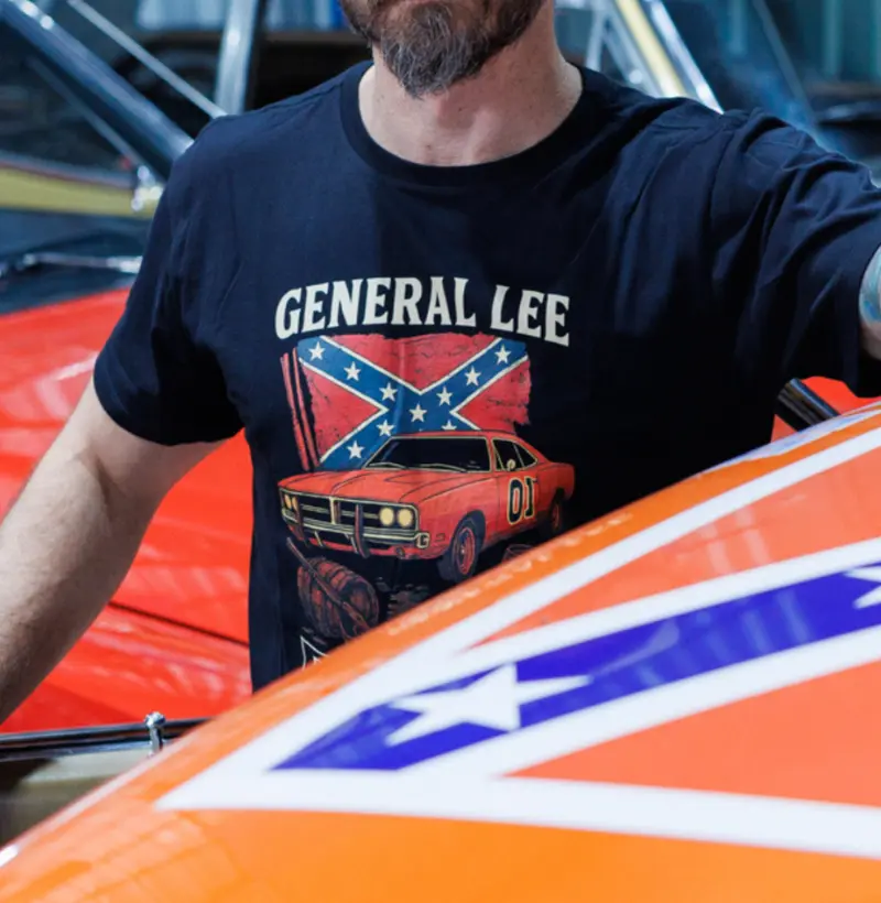 Camiseta Country Masculina – General Lee Classic (Dukes Style)