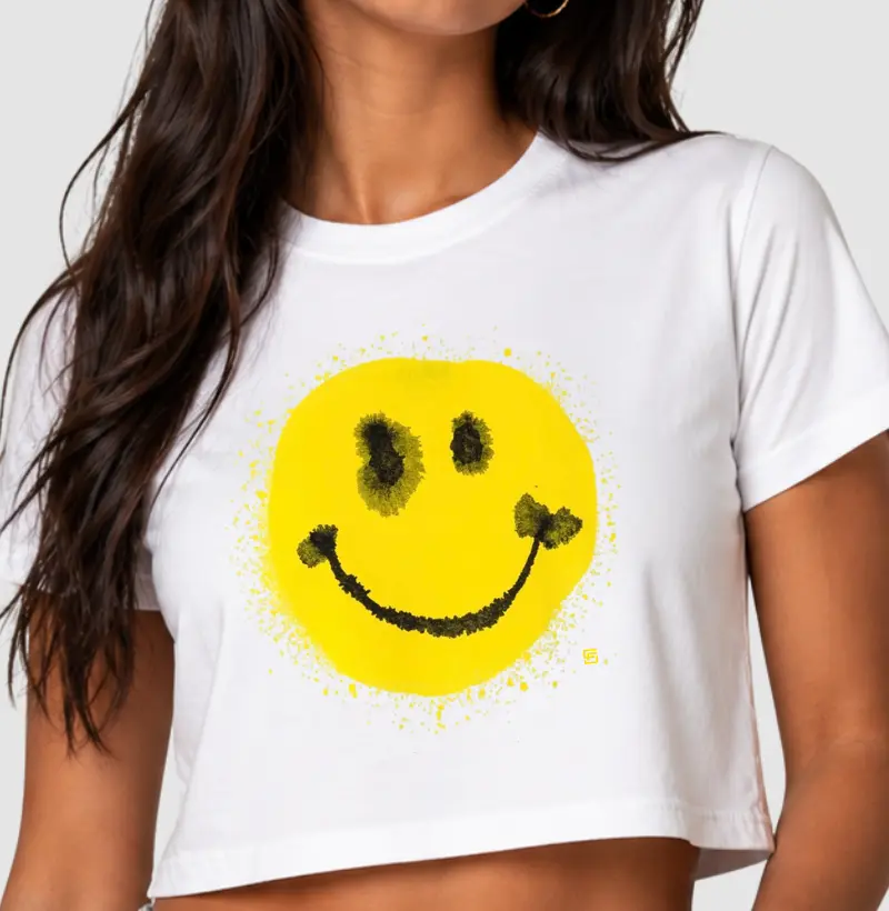 Cropped Sorrindo Pra Não Surtar
