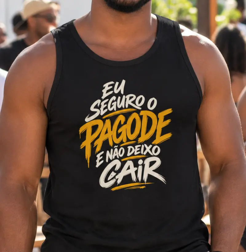Eu seguro o pagode e não deixo cair - Regata