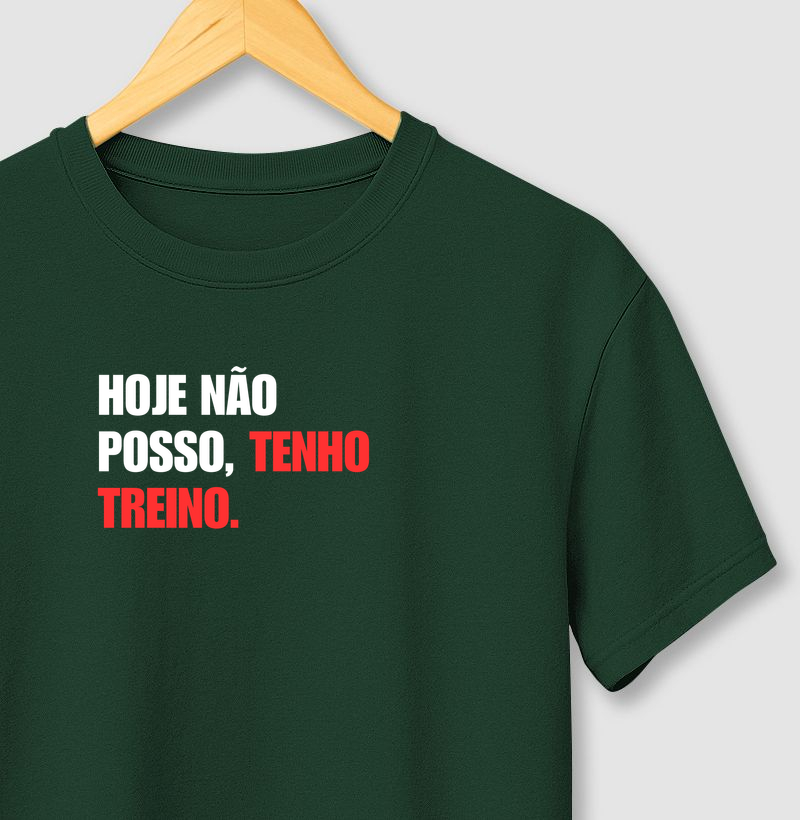Hoje não posso, tenho treino.