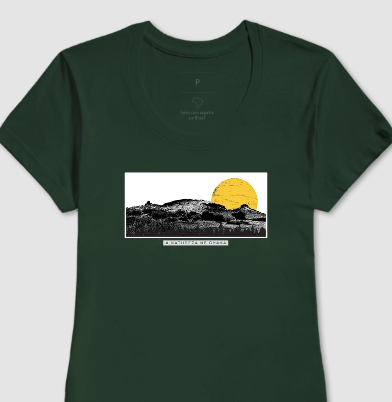 Camiseta A Natureza Me Chama - Feminina