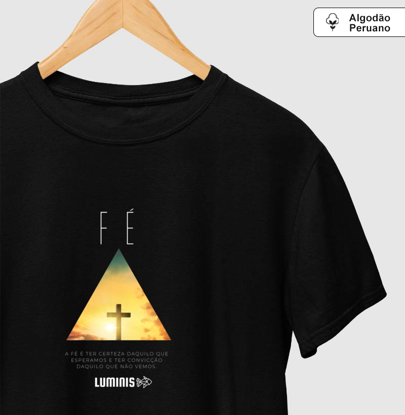Camiseta Essência da Fé (Algodão Peruano)