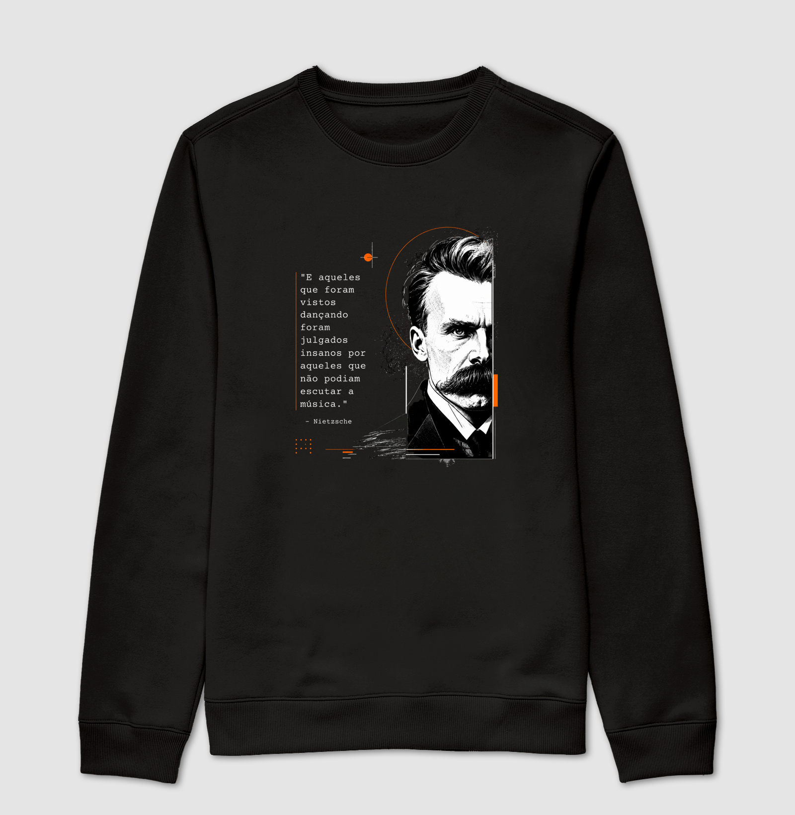 Pensamento de Nietzsche - Suéter Moletom